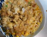 レンジ簡単洋風梅スンドゥブ味炒飯弁当作り方12写真