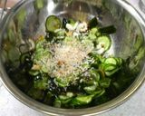 超簡単☆きゅうりとわかめの酢の物作り方5写真