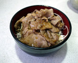 定食のせちゃいました 豚のしょうが焼き丼作り方7写真