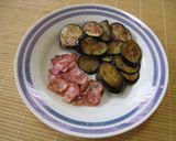 ベーコンと茄子の柚子胡椒ガーリックパスタ作り方3写真