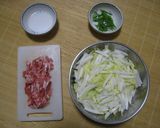 豚バラ肉と白菜のとろ～り炒め煮作り方1写真
