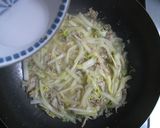 豚バラ肉と白菜のとろ～り炒め煮作り方3写真