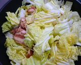 白菜と豚バラのからし醤油蒸し作り方4写真