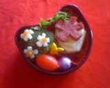 お花さいたよ♡ブロッコリー＊キャラ弁＊作り方3写真