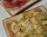 ピーナッツバナナジャム★ホットサンド作り方1写真