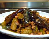 なすとウインナーの麻婆風作り方4写真