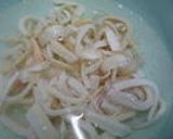 塩丸いか（塩いか）の薬味入り酢の物作り方1写真