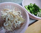 塩丸いか（塩いか）の薬味入り酢の物作り方2写真