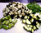 夏野菜のドライカレー作り方1写真