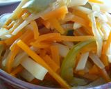 やさしいお酢で☆野菜たっぷり南蛮そば作り方5写真