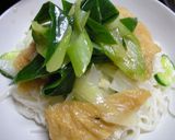 おあげシミシミ～☆冷やしねぎなん素麺作り方5写真