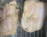 ダイエット♡鶏もも肉の塩焼きと小松菜添え作り方2写真