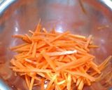 バリボリ新食感!にんじんのお味噌汁作り方2写真