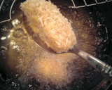 れんこんと鶏ひき肉のしんじょう揚げ作り方6写真