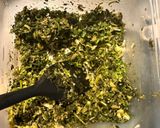 鯵と香味野菜、ハーブのなめろう作り方4写真