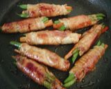 野菜の肉巻き「料理のための清酒」で柔らか作り方4写真