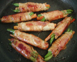 野菜の肉巻き「料理のための清酒」で柔らか作り方4写真