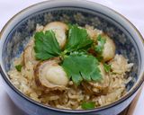 鰹だし☆ベビーホタテの炊き込みごはん♪作り方5写真
