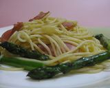 アスパラとベーコンのパスタ作り方3写真