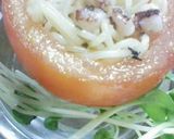 トマトの中にサラスパIN♪作り方5写真