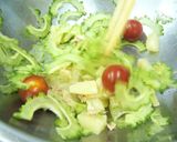 冷し沖縄そばゴーヤー和え作り方5写真