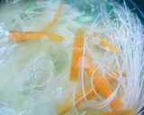 冷やし素麺●魚肉ソーセージ＆アスパラ素麺作り方2写真