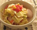 ◆簡単、早いキャベツ＆トマトスープ作り方4写真