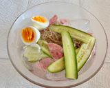 「ふるる冷麺」ハムときゅうりで！作り方7写真