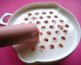 彩り綺麗でヘルシー♪紅白蓮根挟み焼き作り方2写真