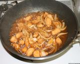 鶏モモ肉とたまねぎの照り焼き作り方7写真