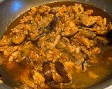 簡単＊鶏むね茄子のとろ〜りオムハヤシ丼作り方6写真