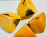 柿(八珍柿/おけさ柿/庄内柿)の剥き方作り方1写真