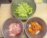 豚キムチソース焼きそば作り方2写真