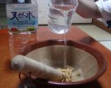 「サントリー天然水」で冷汁※ソーメンに作り方2写真