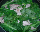 ✾小松菜と豚肉のからし醤油炒め✾作り方4写真