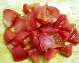 ヘルシー！トマトのザーサイの薬味和え！作り方1写真
