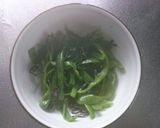 ピーマンの塩昆布和え作り方2写真