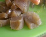 こんにゃくとゴボウの醤油炒め作り方1写真