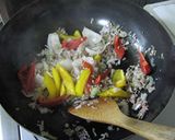 なす 元気いっぱい茄子の甘辛肉味噌炒め♪作り方7写真