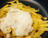細切りポテト＆とろろのバター焼き作り方3写真
