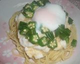 おくらと山芋の冷たいパスタ♪作り方5写真