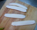 お弁当にソーセージのはんぺん巻き作り方1写真