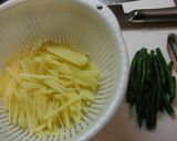 お弁当にも★インゲンとじゃがいも炒め作り方1写真