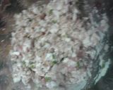 サトイモと鶏挽き肉の揚げ物作り方2写真