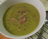 えんどう豆と骨付きベーコンのスープ作り方7写真