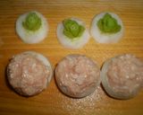 鶏挽き肉入り蕪の煮物作り方3写真