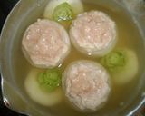 鶏挽き肉入り蕪の煮物作り方4写真