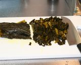 独身男の高菜漬け胡麻油炒め作り方1写真