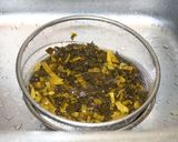 独身男の高菜漬け胡麻油炒め作り方2写真