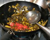独身男の高菜漬け胡麻油炒め作り方4写真